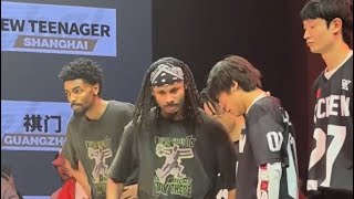 RUBIX JUNIOR amp KUTY vs XCREW  Jumpman Exhibition Battle Shanghai 2023 LES TWINS Reaction [upl. by Ashlin]