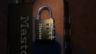 Reset or change the code on combination padlock [upl. by Aneris108]