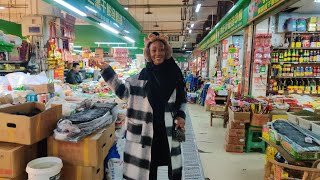 China food market WOW 😲Kenyan girl representing [upl. by Lladnyk323]