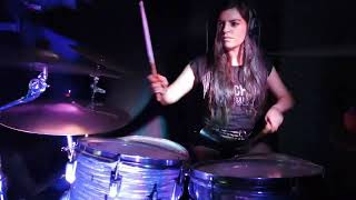 Wicked Game drum cover drum girl [upl. by Ihcas]