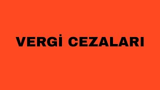 1 VERGİ ZİYAI CEZASI [upl. by Obaza585]