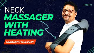 Best Neck Massager With Heating Function  AGARO Elite Electric Neck Massager  Unboxing And Review [upl. by Grefer950]