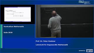 Vorstudium Mathematik – Vorlesung 6 – natürliche Zahlen [upl. by Hosbein]