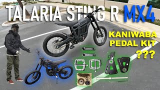 Riding the Talaria Sting R Ebike  I Installed the KANIWABA POWER PEDAL KITSort of  2023 [upl. by Aikram]