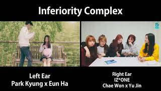 Inferiority Complex Comparison  Park Kyung x Eunha  Chaewon x Yujin [upl. by Harriett148]