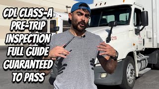 CDL Class A PreTrip Inspection  How To Perform Commercial License Inspection UPDATED 2024 [upl. by Terra]