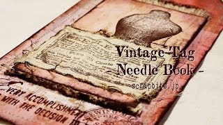 VintageTag  Needle Book [upl. by Mittel]