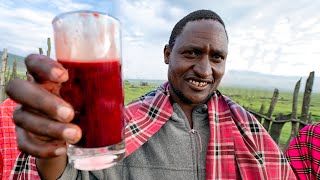 Africas SCARIEST Breakfast Tribal Food with the Maasai in Tanzania [upl. by Weig]