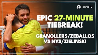 Granollers amp Zeballos Win Epic 27Minute Tiebreak  Madrid 2024 Highlights [upl. by Goldin]