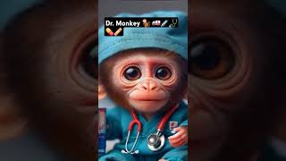 Dr Monkey 🐒 trending love health youtubeshort doctor care healthylifestyle healthyliving [upl. by Asit]