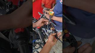 Brembo master cylinder 4v bike install Brembomastercylinder [upl. by Neelasor]