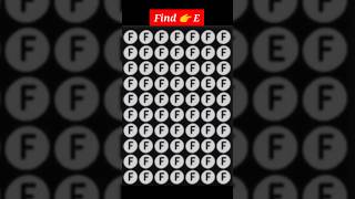 Find the quot E quot iqtest gk mathpuzzle puzzle riddles shortsviralvideo [upl. by Andryc]