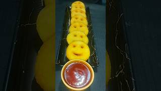 Potato Smiley RecipeFrench Fries RecipeAsmr Food ShortsHow To Make McCain SmilesPotato Fries [upl. by Aseena]