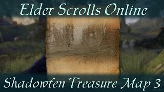 Shadowfen Treasure Map 3 iii Elder Scrolls Online ESO [upl. by Ushijima175]