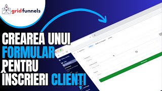 Crearea unui formular pentru inscrieri clienti [upl. by Scribner]