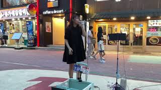 HONGDAE BUSKING  Beauty and The Beast OST How Does A Moment Last Forever [upl. by Nedroj]