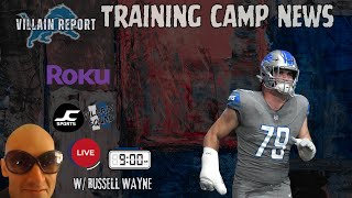 Lions Villain Report Training Camp July 31st [upl. by Babby]