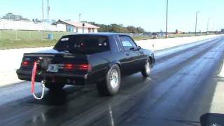 Louie Lopez 897 at 167mph Reynols Georgia Southern Buick Shootout 2009 SBC V8 Turbo [upl. by Sousa]