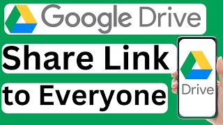 How to Share Google Drive Link to Everyone on Mobile  Easy to Follow [upl. by Derman]