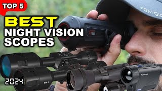 Best Night Vision Scope 2024 ☑️ MustHave Gear for Night Hunters [upl. by Yeniar]