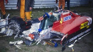 Didier Pironi Crash RARE Aftermath Angle [upl. by Aserehs988]