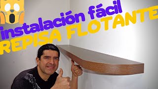 😎Como Instalar una REPISA FLOTANTE💪Para👉Sala Cocina Baños Dormitorios🎁TUTORIAL COMPLETO🎁2023😱 [upl. by Jaycee]