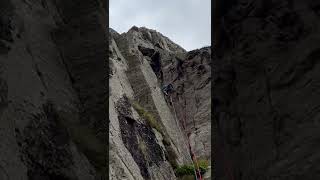 Climbing on Gimmer Crag with a kestrel watching from above [upl. by Adhern]