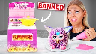 I Made Cakes in the BANNED Easy Bake Oven [upl. by Archle262]