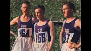 Maamme  Finland anthem during the 1936 Summer Olympics in Berlin [upl. by Ahsilrac]