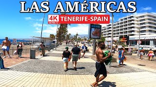 TENERIFE  PLAYA DE LAS AMÉRICAS  What is the Atmosphere like Now 🌞 4K Walk ● May 2024 [upl. by Oehsen582]