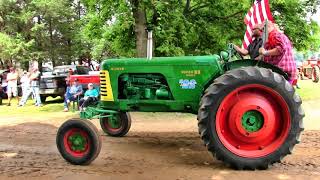 Vintage tractor parade Prairie Village South Dakota 2019 [upl. by Ayinat]