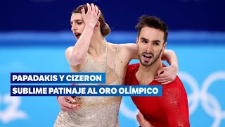 ⛸ Gabriella Papadakis amp Guillaume Cizeron free dance highlights  Figure Skating Beijing 2022 [upl. by Assirok]