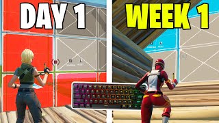 1 WEEK Controller to Keyboard and Mouse Progression Fortnite [upl. by Meier]