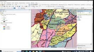 How to Create Shapefiles and Digitization in ArcMap HindiUrdu Lecture2 [upl. by Frendel]