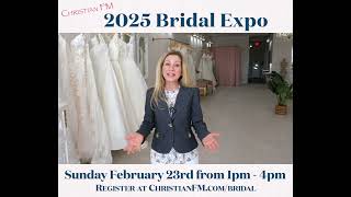 The 2025 Christian Fm Bridal Expo is February 23rd in Port St Lucie FL [upl. by Lissy]