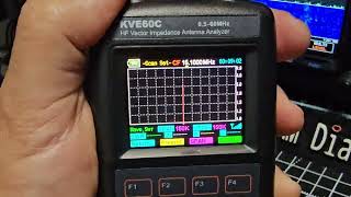 KVE60C  HF Antenna Analyzer MFJ 223 Clone [upl. by Alrzc358]