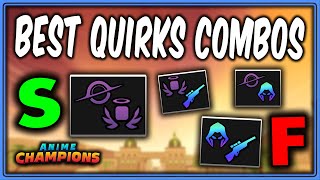 All QUIRK COMBOS amp Skins RANKED  Best Combinations To Use  Anime Champions  Update 3 [upl. by Ddal413]