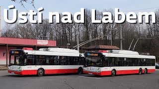 ÚSTÍ NAD LABEM TROLLEYBUS  Trolejbusy v Ústí nad Labem 2017 [upl. by Seana]