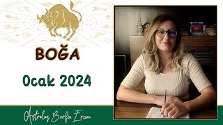 Boğa Burcu  Ocak 2024  Astrolog Berfin Ercan  Astroloji Burçlar Aylık ve Haftalık Burç Yorum [upl. by Adnohser]