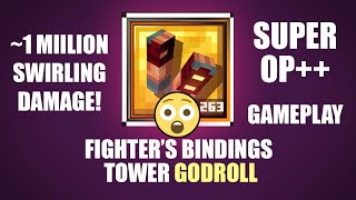 Fighters Bindings Gilded 263 RARE TOWER GOD DROP  Minecraft Dungeons [upl. by Uphemia]