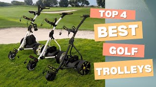 🟢 Top 4 Golf Trolleys 2024 Your Ultimate Buying Guide [upl. by Eciral351]