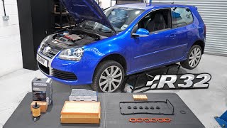 RESTORING MY CHEAP VW GOLF R32  PART 2 [upl. by Nerita]