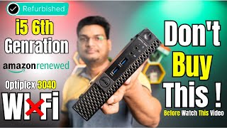 Dell Optiplex 3040 Core i5 6th Genration With WiFi  Refurbished Dell 3040 Mini Pc Unboxing Review [upl. by Pussej298]