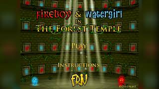 OST Fireboy amp Watergirl  Main Menu [upl. by Leumas]