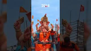 Andheri cha Raja 2015 to 2024 Ganpati Bappa morya short video💖💖💖 [upl. by Lucilia]