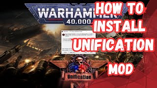 How to Install Unification Mod 731 Soulstorm🔥 2024 Full Guide✅ [upl. by Piwowar]