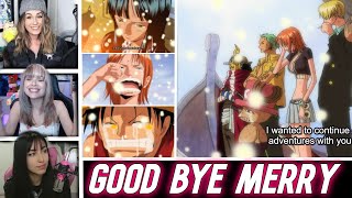 Good Bye Going Merry  One Piece  Girls Reaction Mashup [upl. by Gundry983]