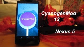 CyanogenMod 12 Android 50 on Nexus 5 [upl. by Enelear]