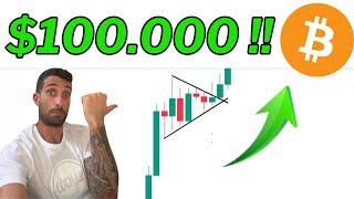 BITCOIN PATTERN DI CONTINUAZIONE 100K IN VISTA [upl. by Roseanne]