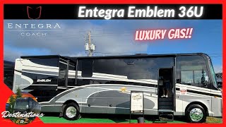 TOUR and SPECIFICATIONS on Entegra Emblem 36U and WALK THROUGH [upl. by Olin]